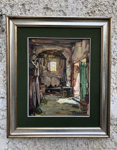 Quadro cantina dipinto a - quadro, cantina-
